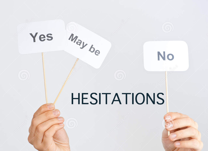 hesitations