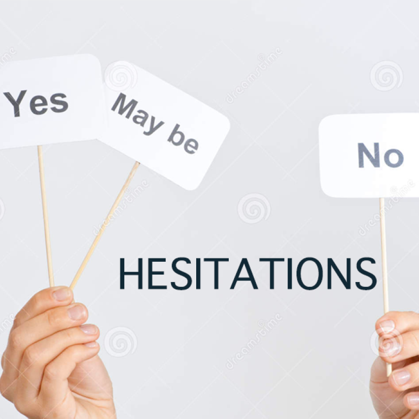 hesitations