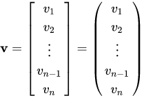 vector notation